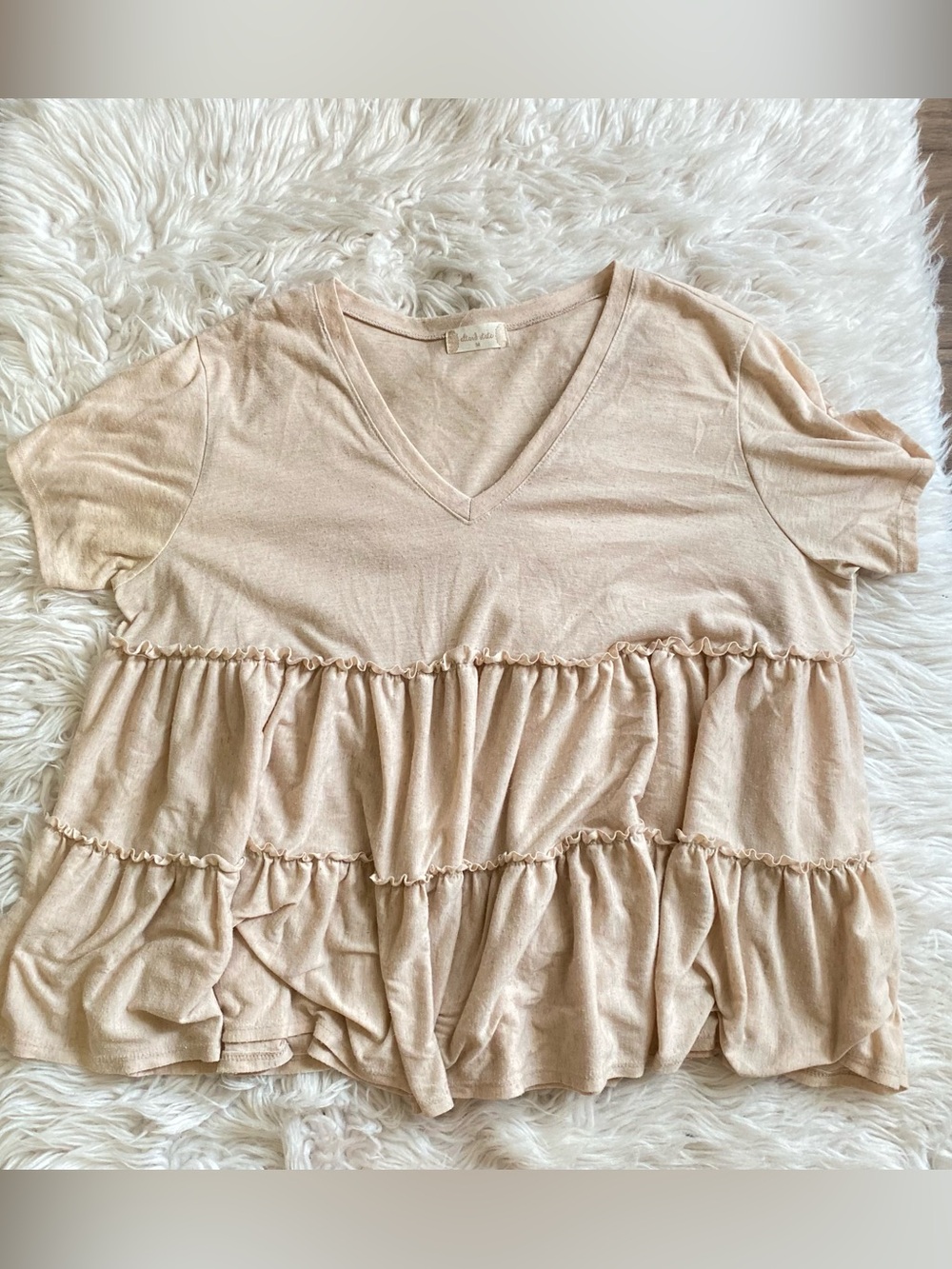 Altar’d State Flowy Ruffle Tiered Blouse